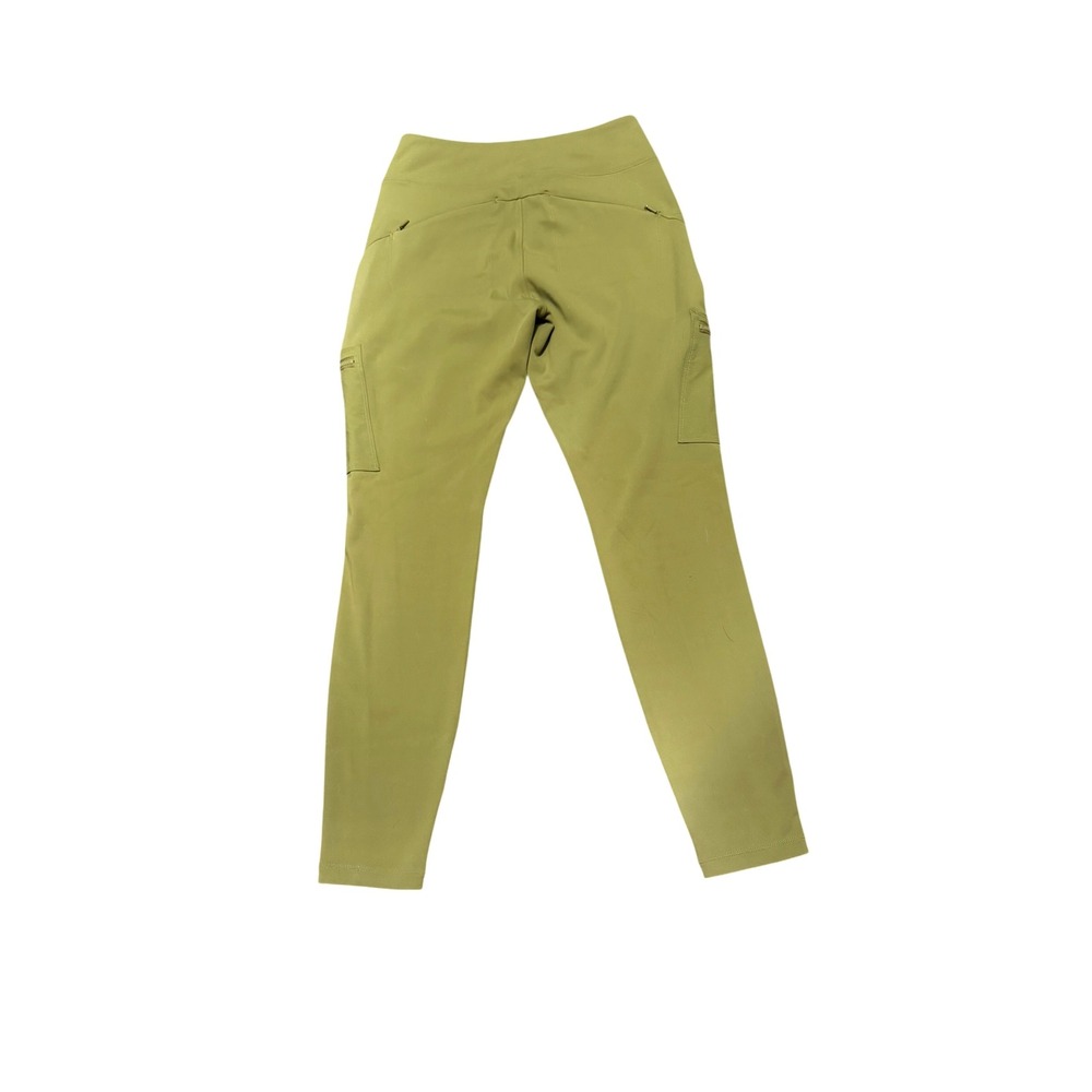 Athleta Size 6 Headlands Hybrid Cargo II Tight Moss Green Hiking Pants - Picture 2 of 8